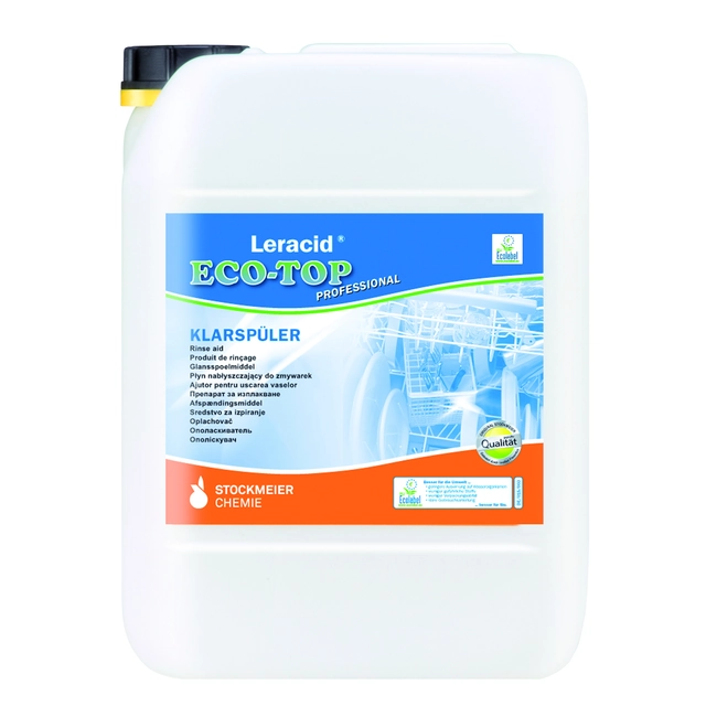 Stockmeier Chemie Leracid ECOTOP Klarspüler polizor pentru mașini de spălat vase PROFI capacitate: 10 l