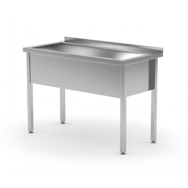 Stôl s jednokomorovým bazénom - výška komory h = 300 mm 800 x 600 x 850/300 mm POLGAST 205086/3 205086/3