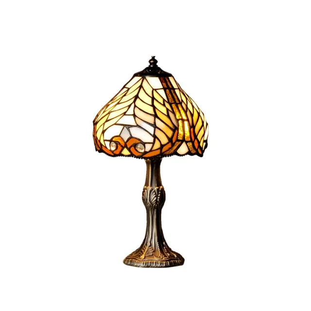 Stolná lampa Viro Dalí Amber Zinc 60 W 20 x 37 x 20 cm