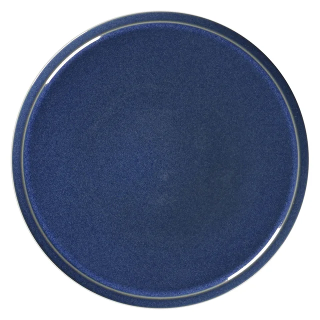 STONE Assiette plate 24 cm cobalt