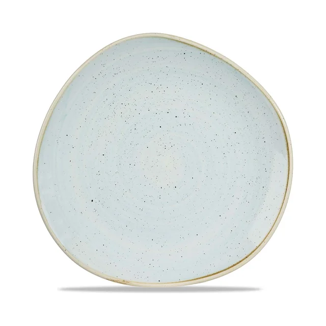 Stonecast Duck Egg Blu orgaanilise kujuga taldrik 210 mm