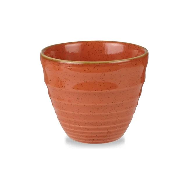 Stonecast Orange Ripple Mug Without Handle 280 ml