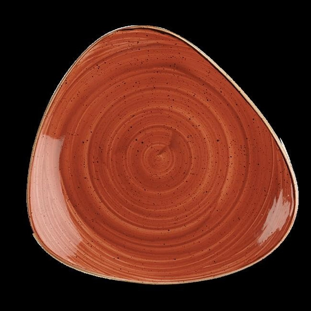 Stonecast Spiced Orange 229 mm triangular plate