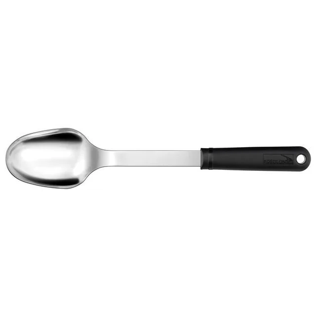 Stop-glisse serving spoon, long