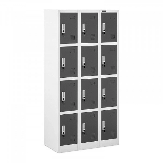 Storage cabinet - 12 compartments - gray FROMM_STARCK 10260239 STAR_MCAB_31