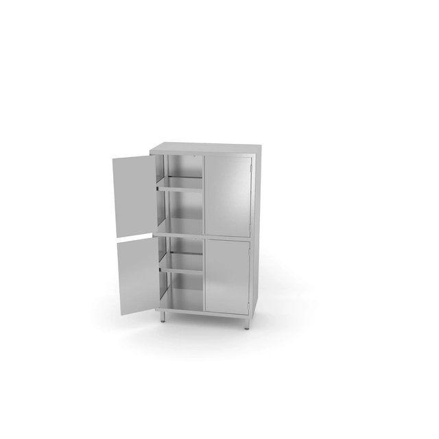 Storage cupboard with partition and hinged doors | 900x500x1800 mm