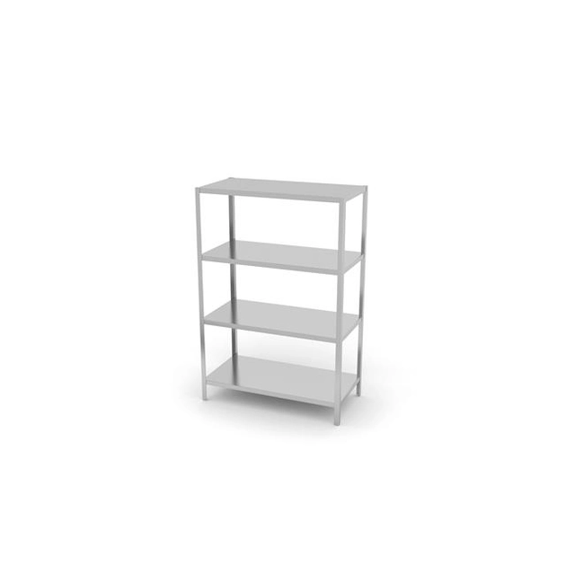 Storage rack 4 solid shelves - screw 812549