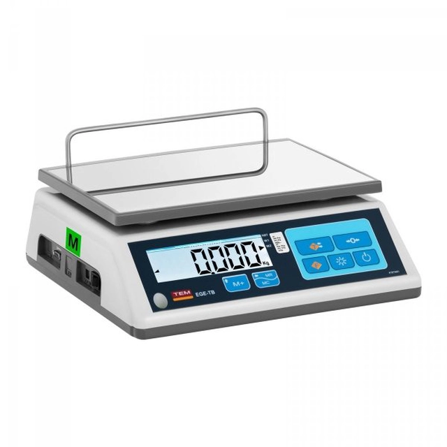 Store weight - 15 kg / 5 g - 23 x 30 cm - TEM verification 10200019 TTB015D-O-B1