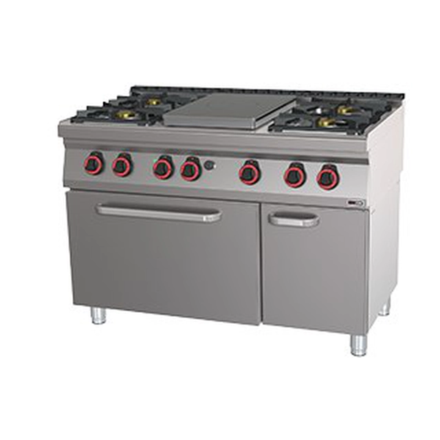 STPT 70/120 21 GE Cucina a gas con forno elettrico