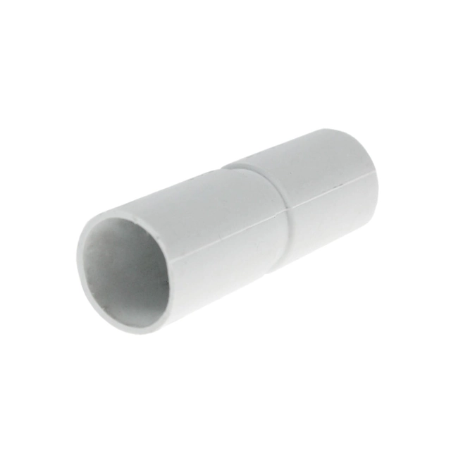 Straight flare connector for PVC pipes 22 white ZPL