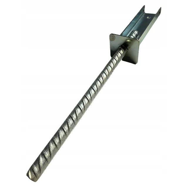 Straight lightning protection tensioning holder, galvanized steel