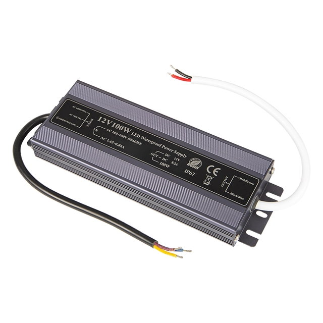 Strømforsyning til LED-systemer 12V/ 8,33A 100W