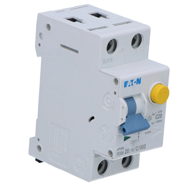 Strömbrytare med differentialmodul 1+N-biegunów PKNM-20/1N/C/003-MW