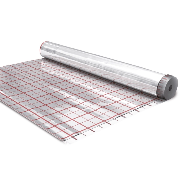 Strotex Hotflor aluminiumfolie voor vloerverwarming 1 mb