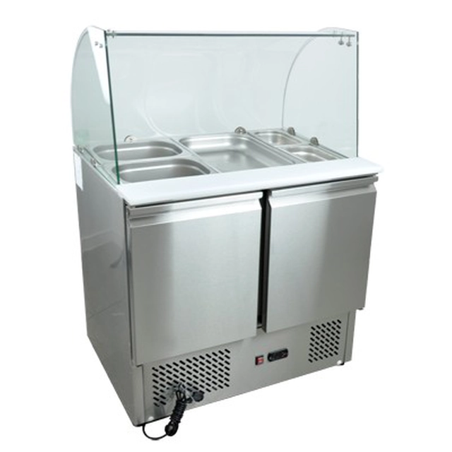 STS 902 ﻿Stainless salad cooling table