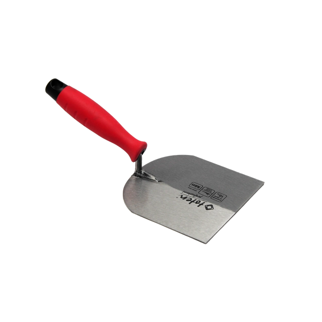 Stucco trowel, spring steel, handle 2K 100 mm TOTEN