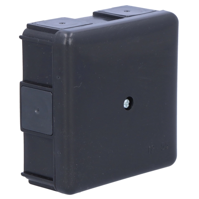 Stump box IP55 86x86x39 5x2.5mm2, 6 go out black