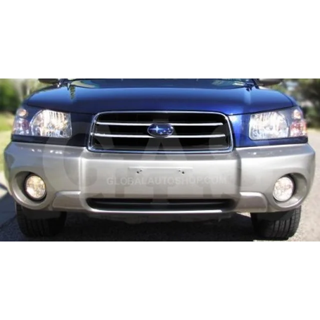 Subaru Forester - Chrome Strips Chrome Grill Dummy Bufer Tuning