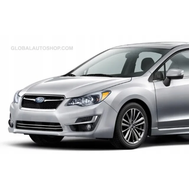 Subaru Impreza: strisce cromate, griglia cromata, manichini per paraurti, tuning