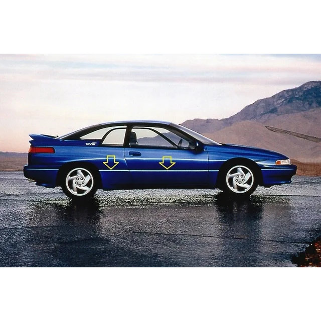 Subaru SVX 1992-1997 - Chrómové ochranné bočné lišty dverí