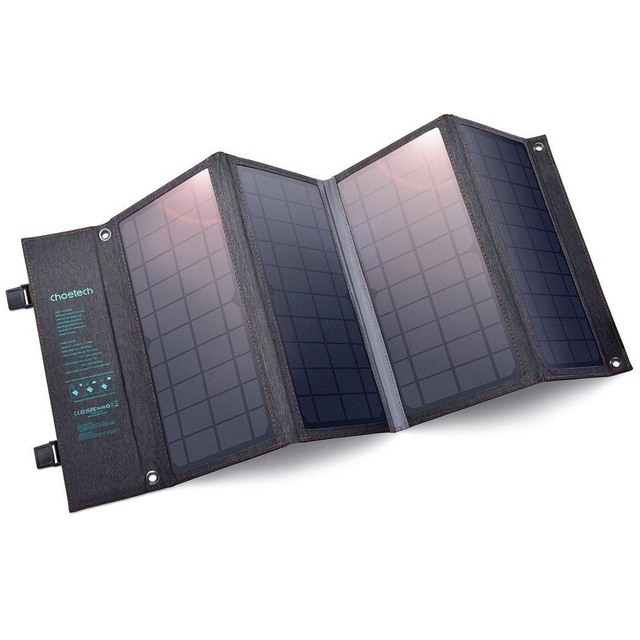 Sulankstomas saulės įkroviklis Choetech SC006 36W 1xUSB QC, 1xUSB-C PD (много)