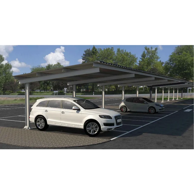 Sunfer Carport PR1CC2 | 2 parkovacích míst | Včetně kovové desky