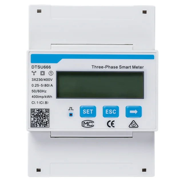 SUNGROW | DTSU666 | Compteur d'énergie intelligent triphasé 80A onduleur