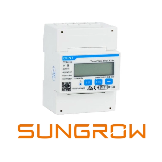 Sungrow DTSU666 counter 3 phases. 80A (direct access)