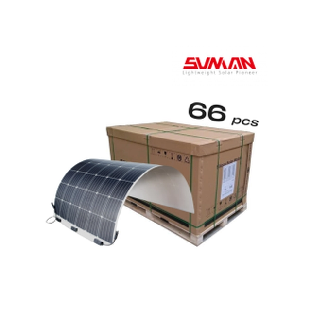 SUNMAN Panneau solaire Flexi 375Wp, palette 66pcs