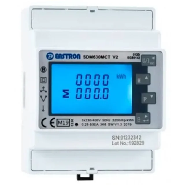 SUNSYNK Eastron Meter - SDM630MCT räknare