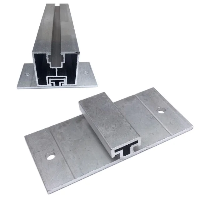 Suporte de trilho ALU - chapa trapezoidal de Obornicka