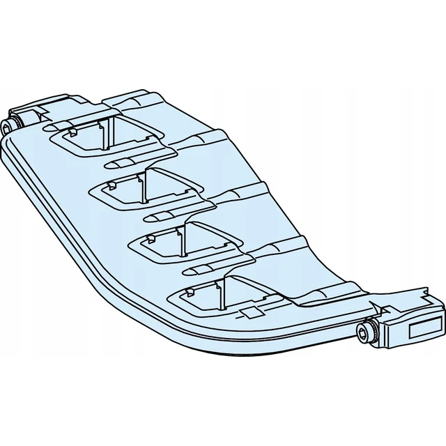 Suporte Schneider Electric Rail vertical/lateral LINERGY LVS04651