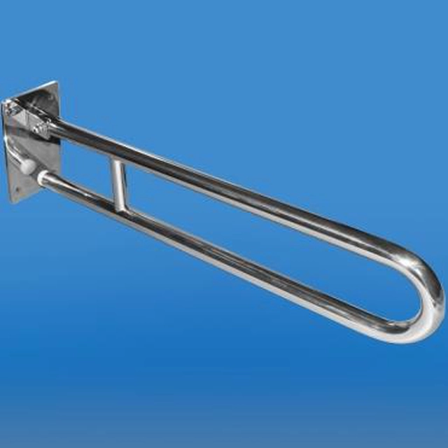 Supporto per disabili Corrado, pieghevole, 800 mm, acciaio inox