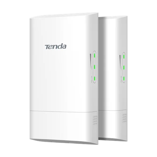 Súprava 2 kusy prístupového bodu Wi-Fi 5, 5GHz, max. 867 Mbps, PoE IN, 1 km, Správa – TENDA TND-O1-5G-Kit