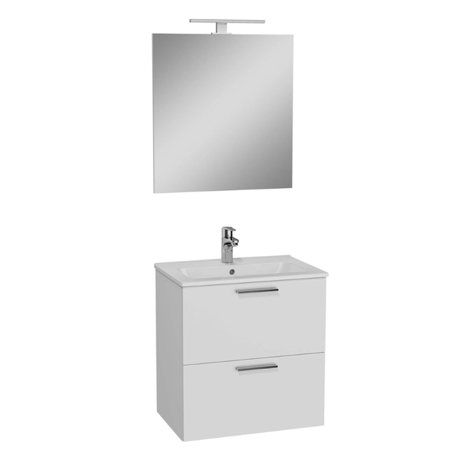 Súprava kúpeľňového nábytku Vitra Mia, 60 cm biela