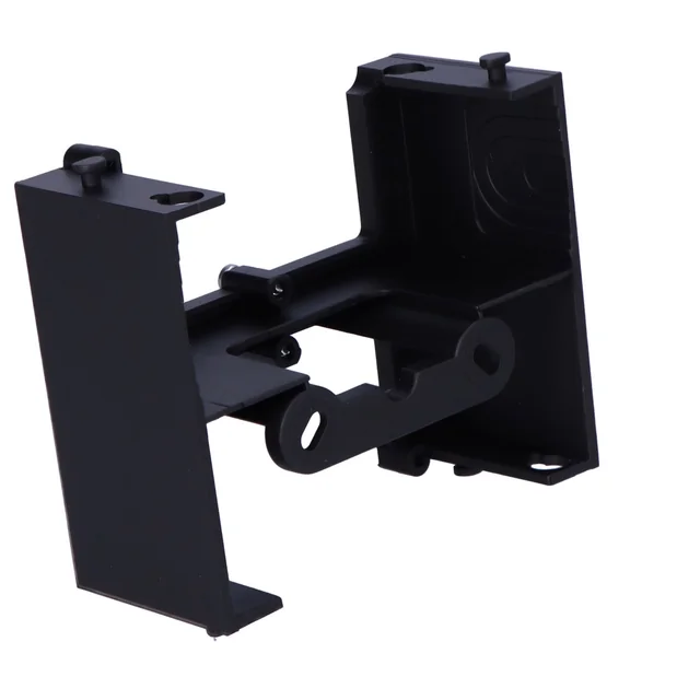 Surface-mounted box, extension element of the single foldable DSC box for multiple frames.Depth 40 mm, matt black Simon54