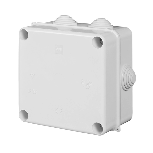 Surface-mounted box PK-5 IP55 130x130x82 EP-Lux without cartridge