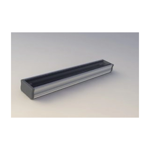 Surface-mounted LED profile A, length 202cm, aluminum, anodized silver