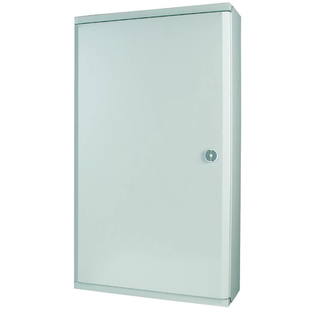 Surface-mounted metal distribution board, IP30, with equipment for 144 modules BP-O-600/10-C