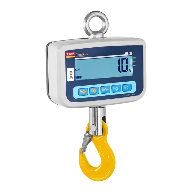 Suspended hook scale with verification 1000kg / 500g