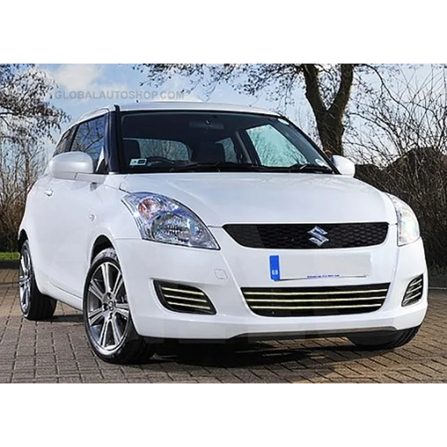 Suzuki Swift - Bandes chromées Calandre chromée Réglage du pare-chocs factice