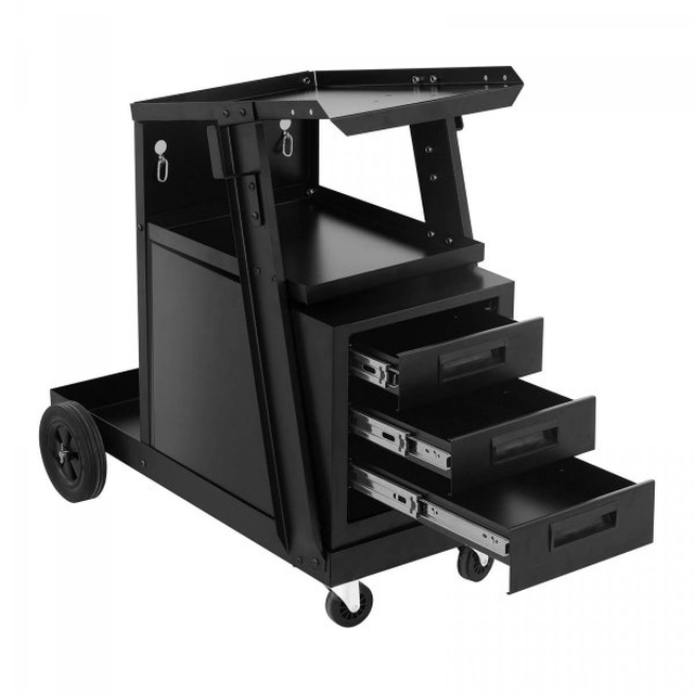 Svařovací vozík - 3 zásuvky - 75 kg STAMOS 10020170 SWG -WC -3D