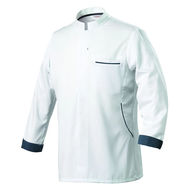 Sweat de chef manches longues Dunes, taille blanc. XL