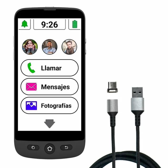 Swiss Voice-smarttelefoner S510-M 5&quot; 2 GB RAM 16 GB Svart