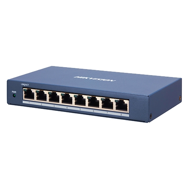 Switch 8 Gigabit-Ports, SMART Management – ​​HIKVISION DS-3E1508-EI
