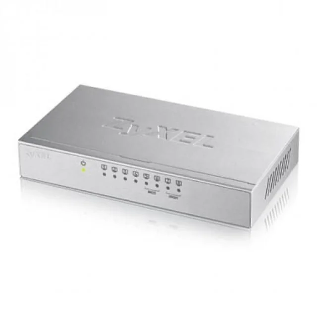 Switch 8 portar Ingen hantering L2+ Gigabit Ethernet (10/100/1000) Silver Zyxel GS-108B