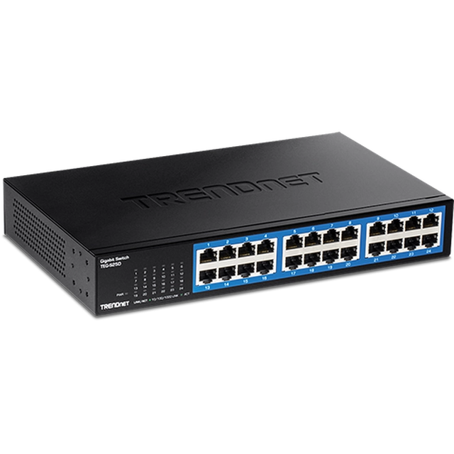 Switch de escritorio 24 Puertos Gigabit - TRENDnet TEG-S25D