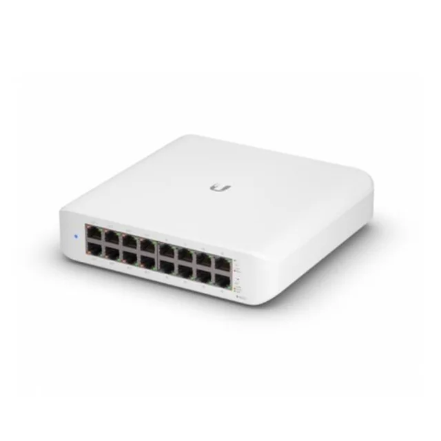 Switch Ubiquiti 16 porturi 16 Gbps 8 porturi PoE cu management - USW-LITE-16-POE