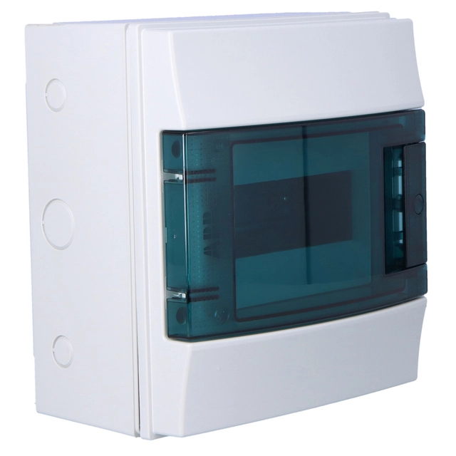 Switchgear MISTRAL65 transparent door 8 modular with N+PE strip