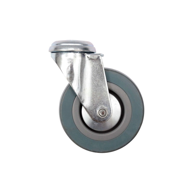 Vorel Swivel wheel with gray rubber mounting hole 50 x 16 x 70 mm 20 kg ...